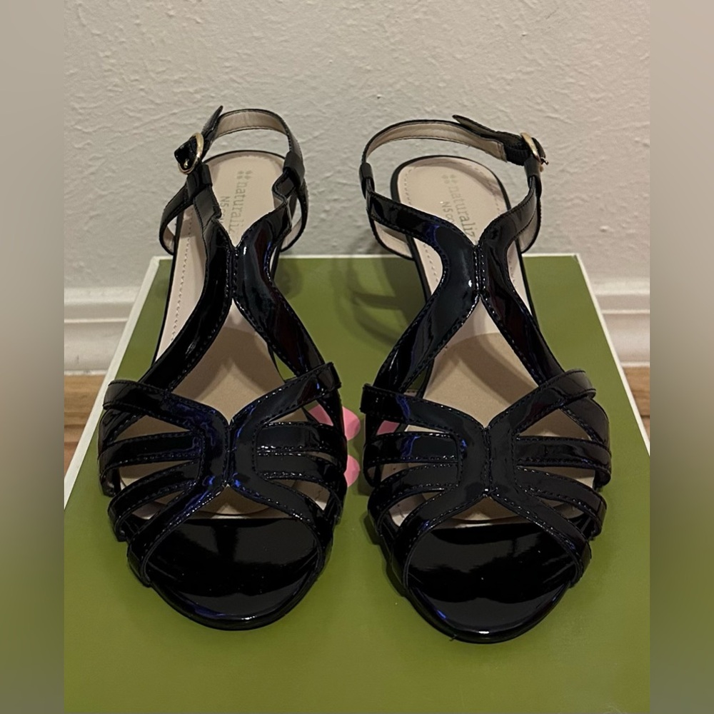 Naturalizer Black Womens Shoes Size 8 1/2 M Heels